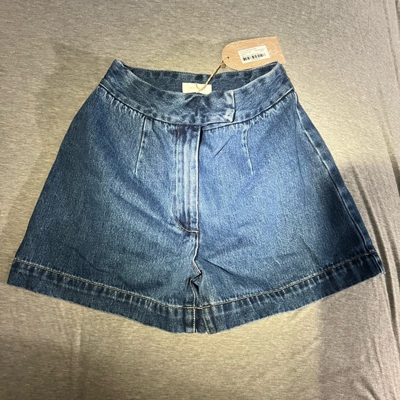 Meshki Abel Denim Dark Blue Shorts size Small BWNT $75 - Picture 2 of 8